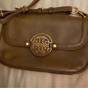 Brown Leather Crossbody Tory Burch bag